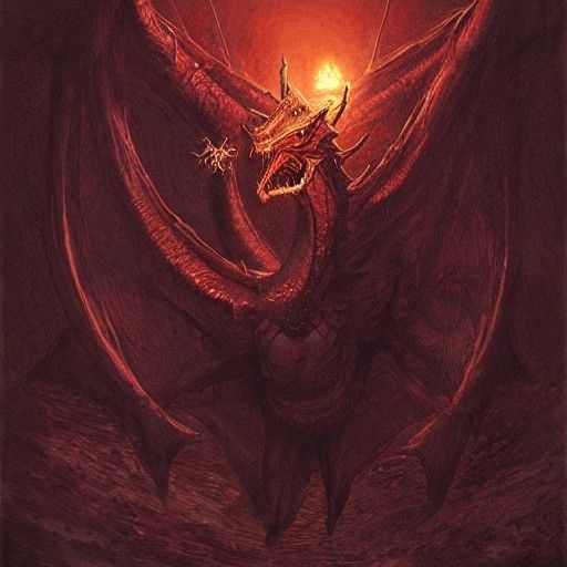 Horrific Anti-Christ Dragonite in Doré Style