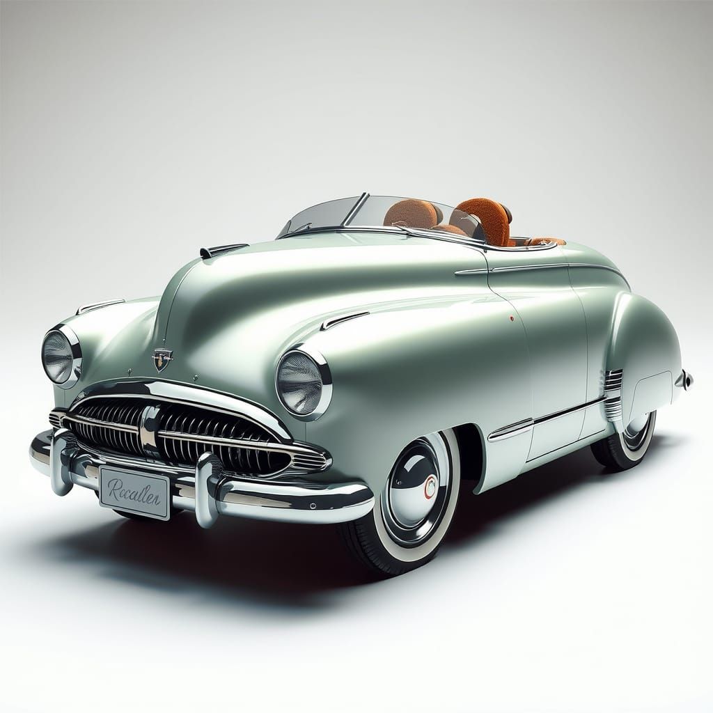 Luxury Automobile or Futuristic Toaster in Hyper-Realistic S...