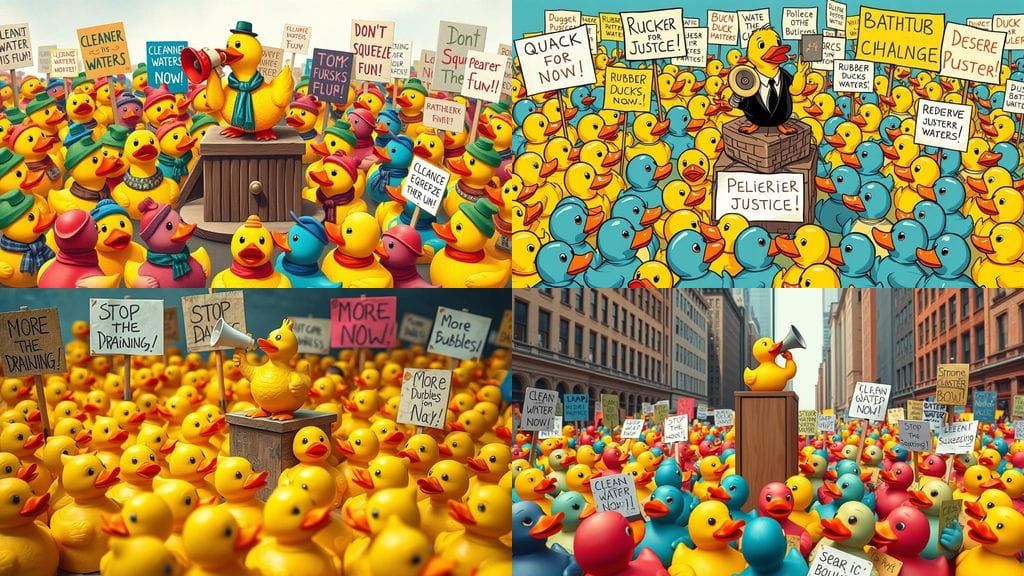 Rubber Ducks Unite: Demanding Better Bathtub Care in a Prote...