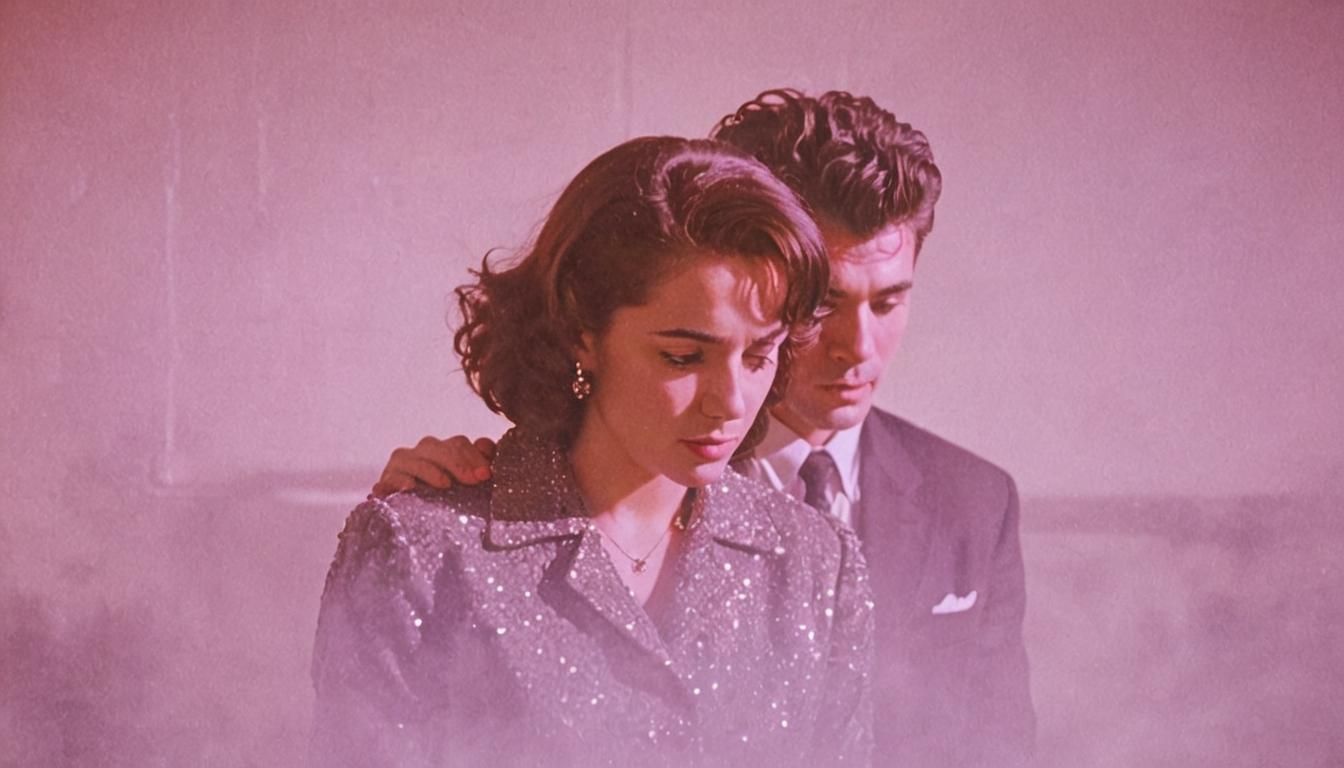 Doo Wop Band in Cinematic Film Still