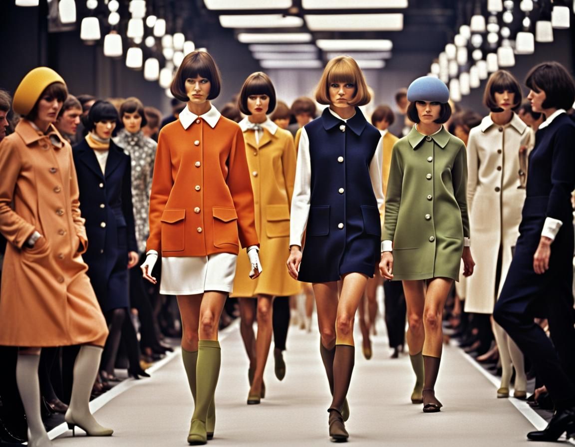 Mary Quant Spring 1967 Streetwear Fashion Show