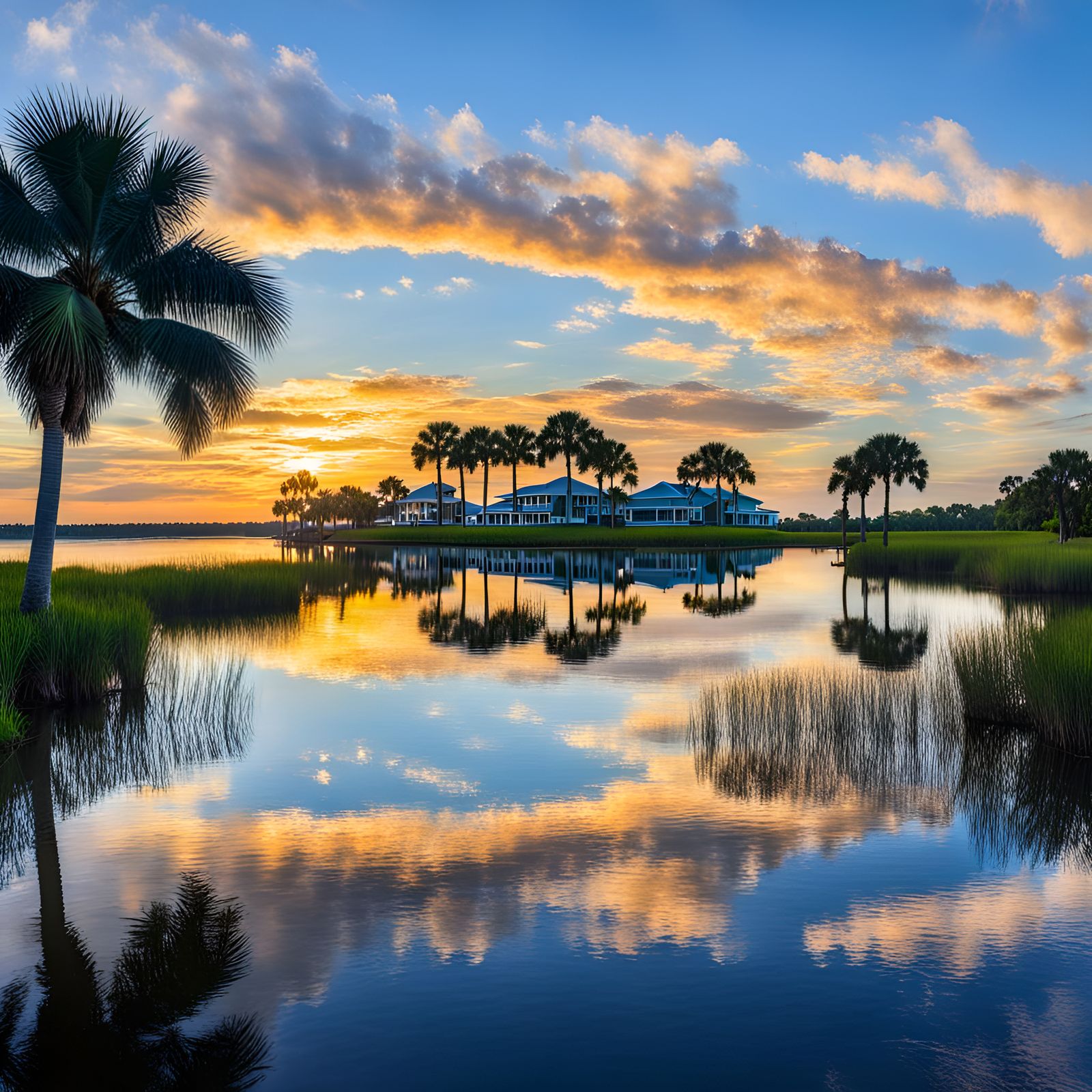 Florida Scene: AI Generated Image