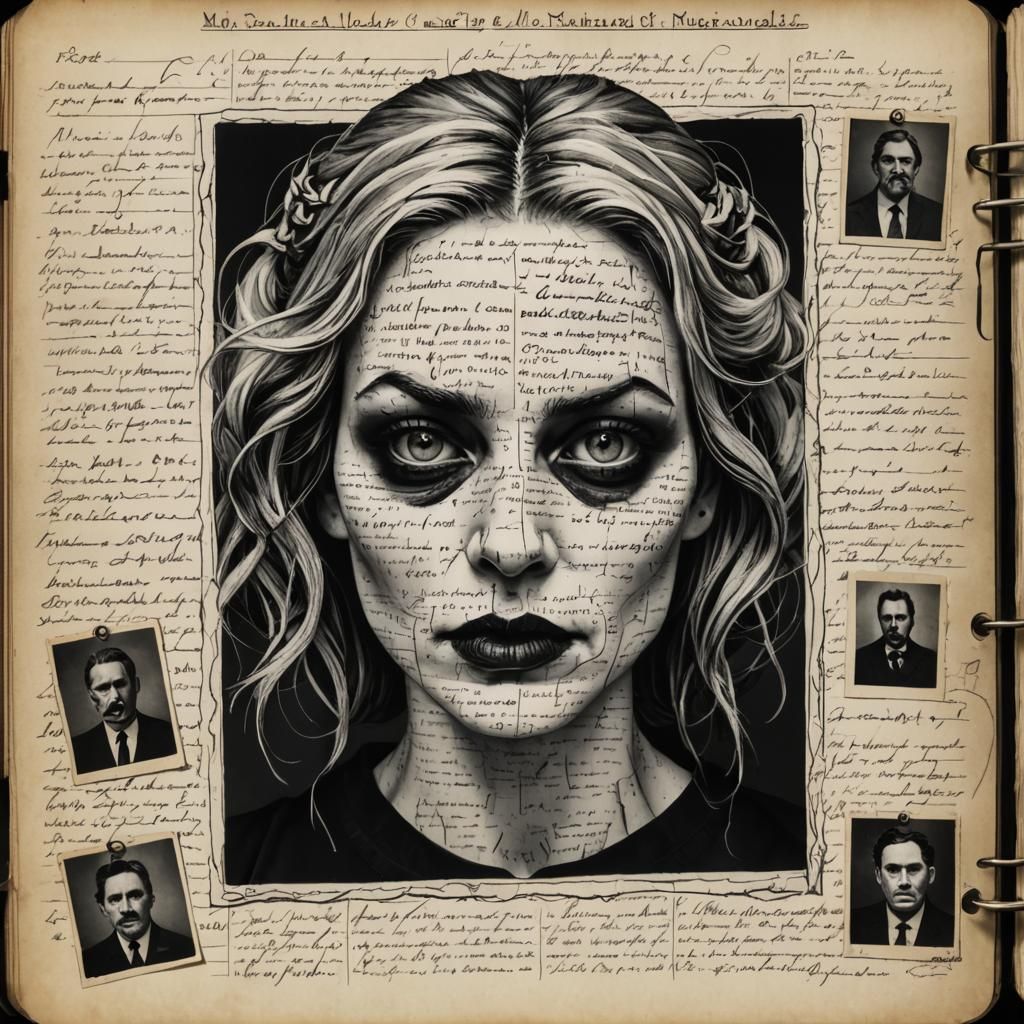 Macabre Pop-Up Case File of a Maniacal Criminal