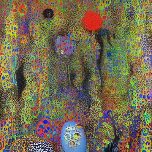 Neo-Impressionist Oil Painting with Textured Impasto