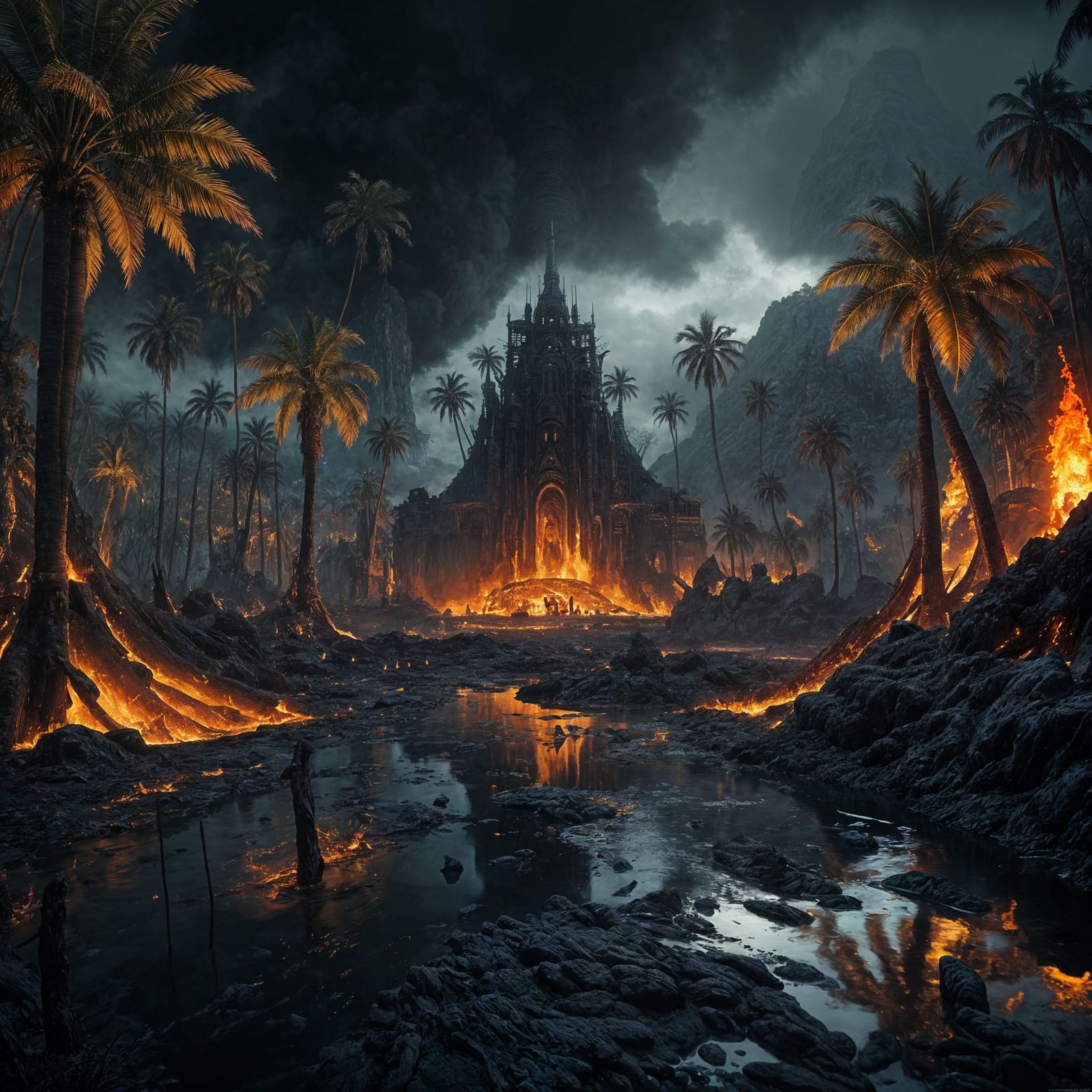 Samoan Underworld Pulotu: Gothic Dystopian Art