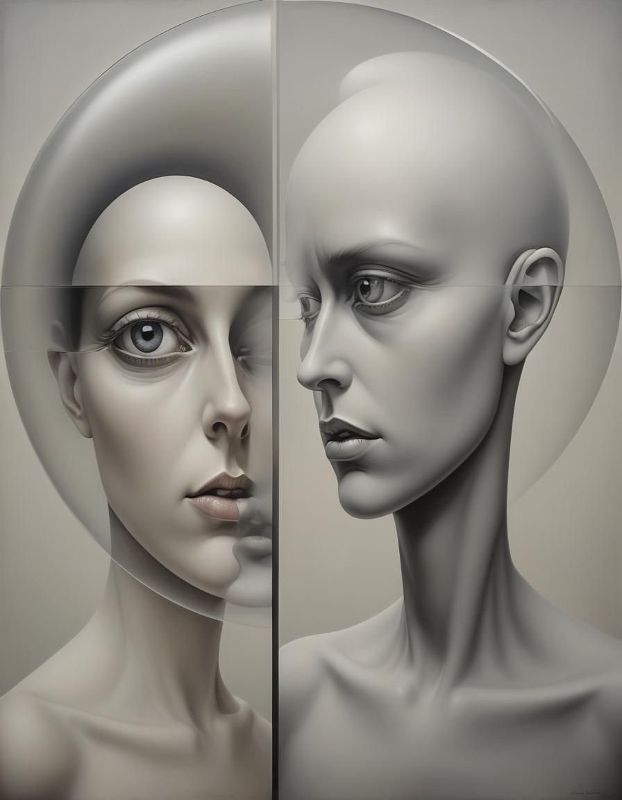 Surreal Dialogue with Recursive Atmospheric Refraction