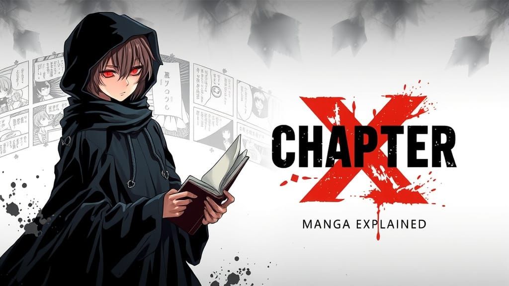 Mysterious Manga Character with Glowing Eyes
