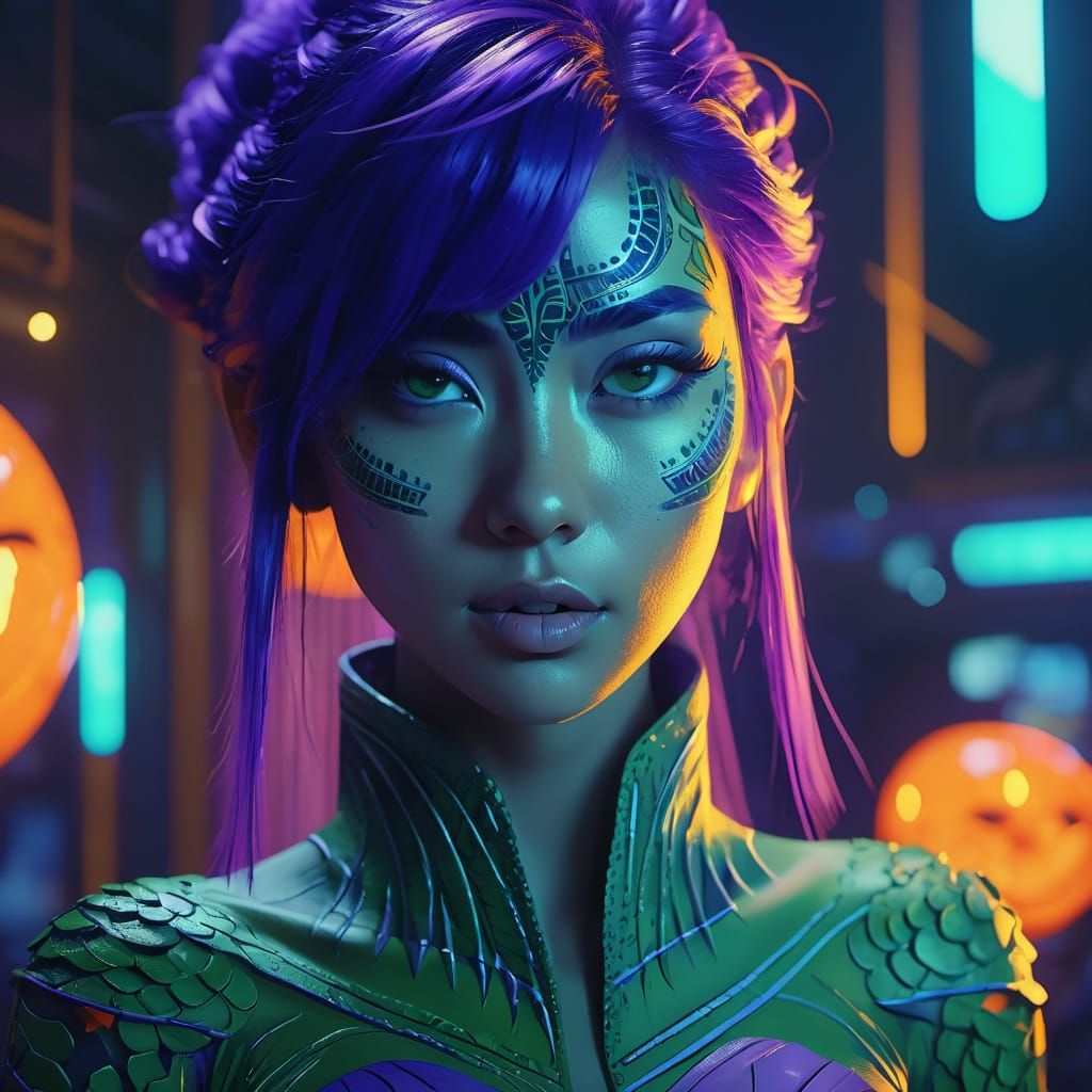 Cinematic Anime Art of Loansharks Featuring Gabby Start