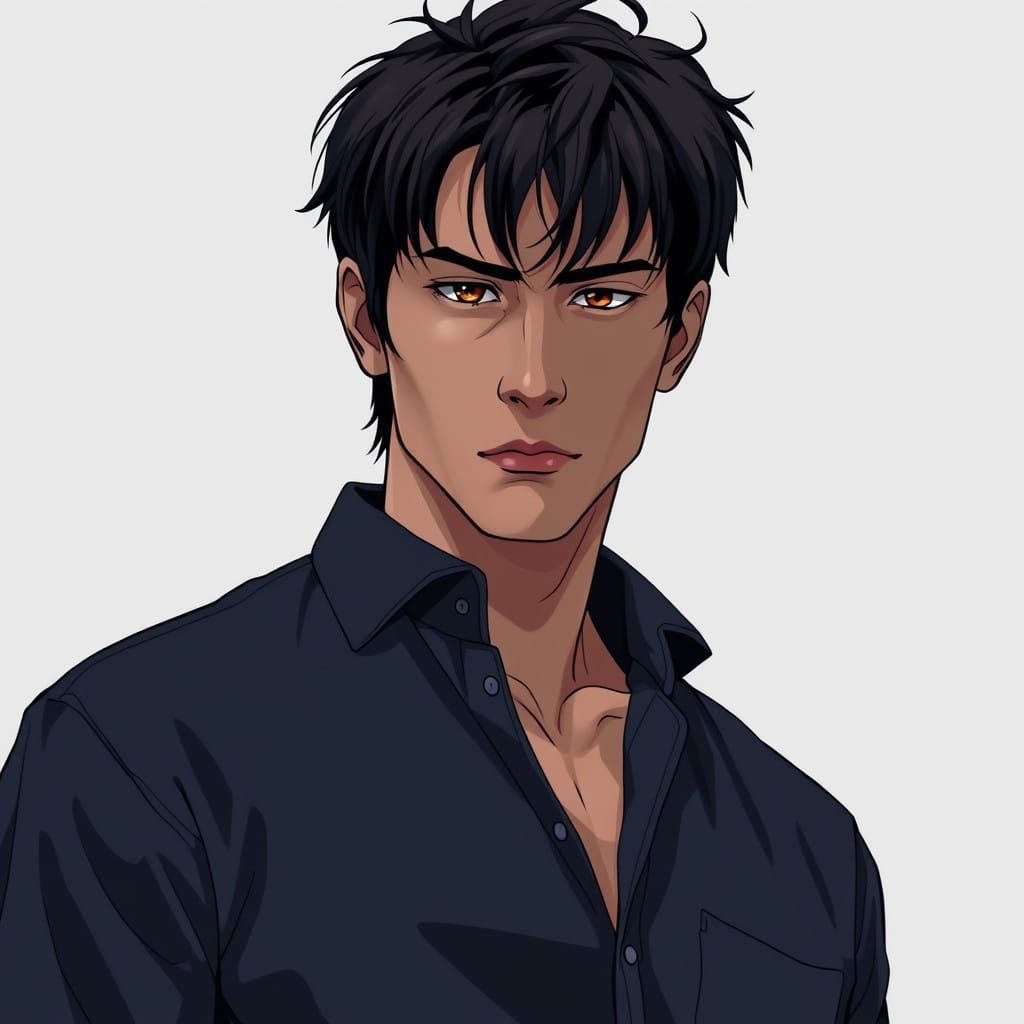 Mysterious Figure Exudes Quiet Power in Cinematic Lighting