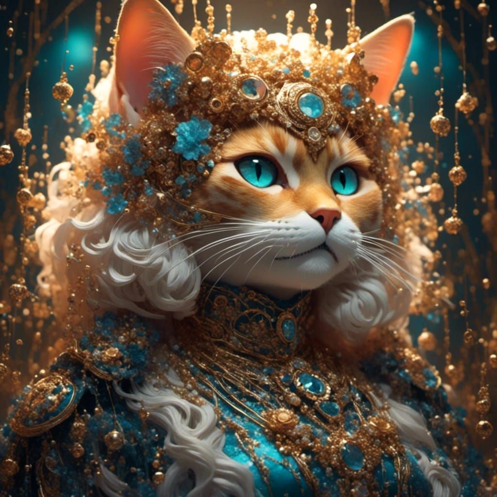 <lora:catrina:1.0> crazy old cat lady