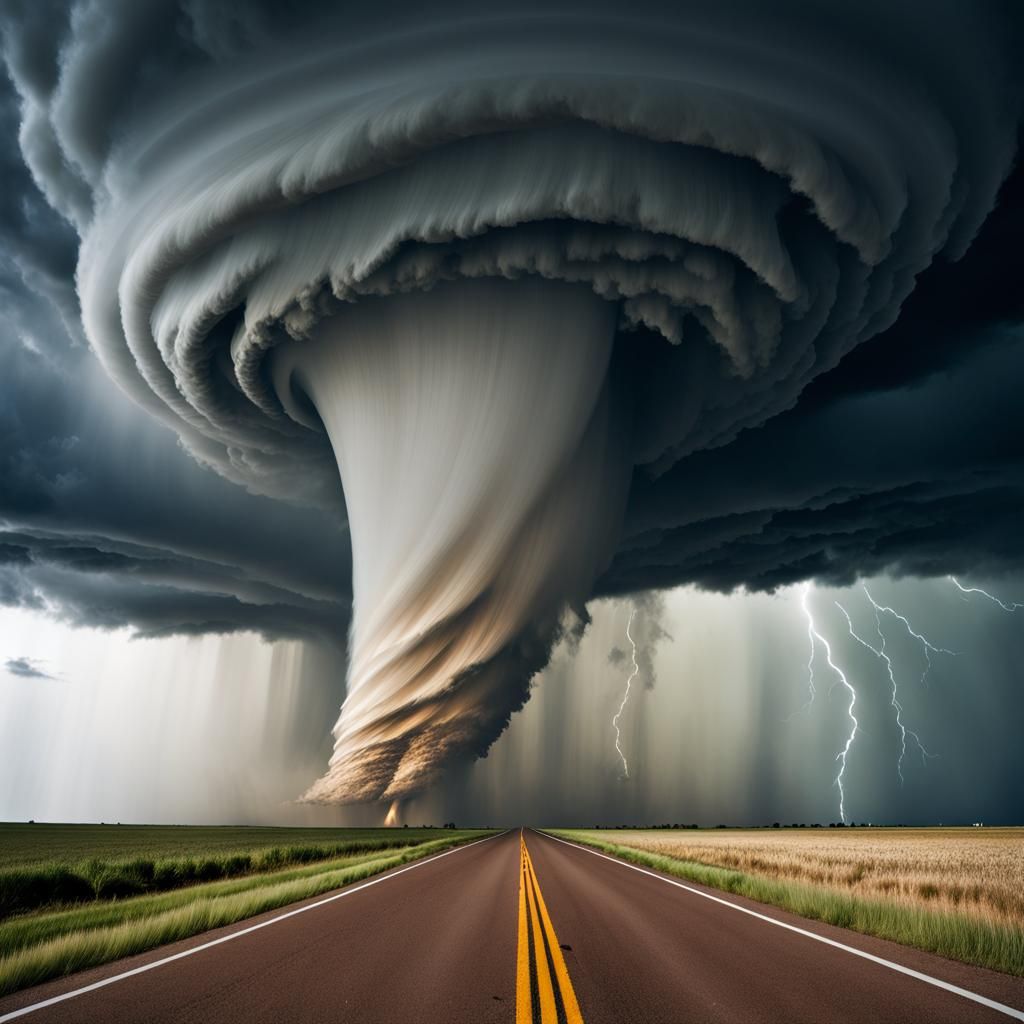 Storm Chasers Witness Mile-Wide Tornado