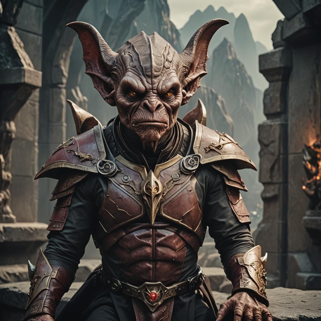 Dramatic Klingon Gargoyle Ferengi Hybrid Still