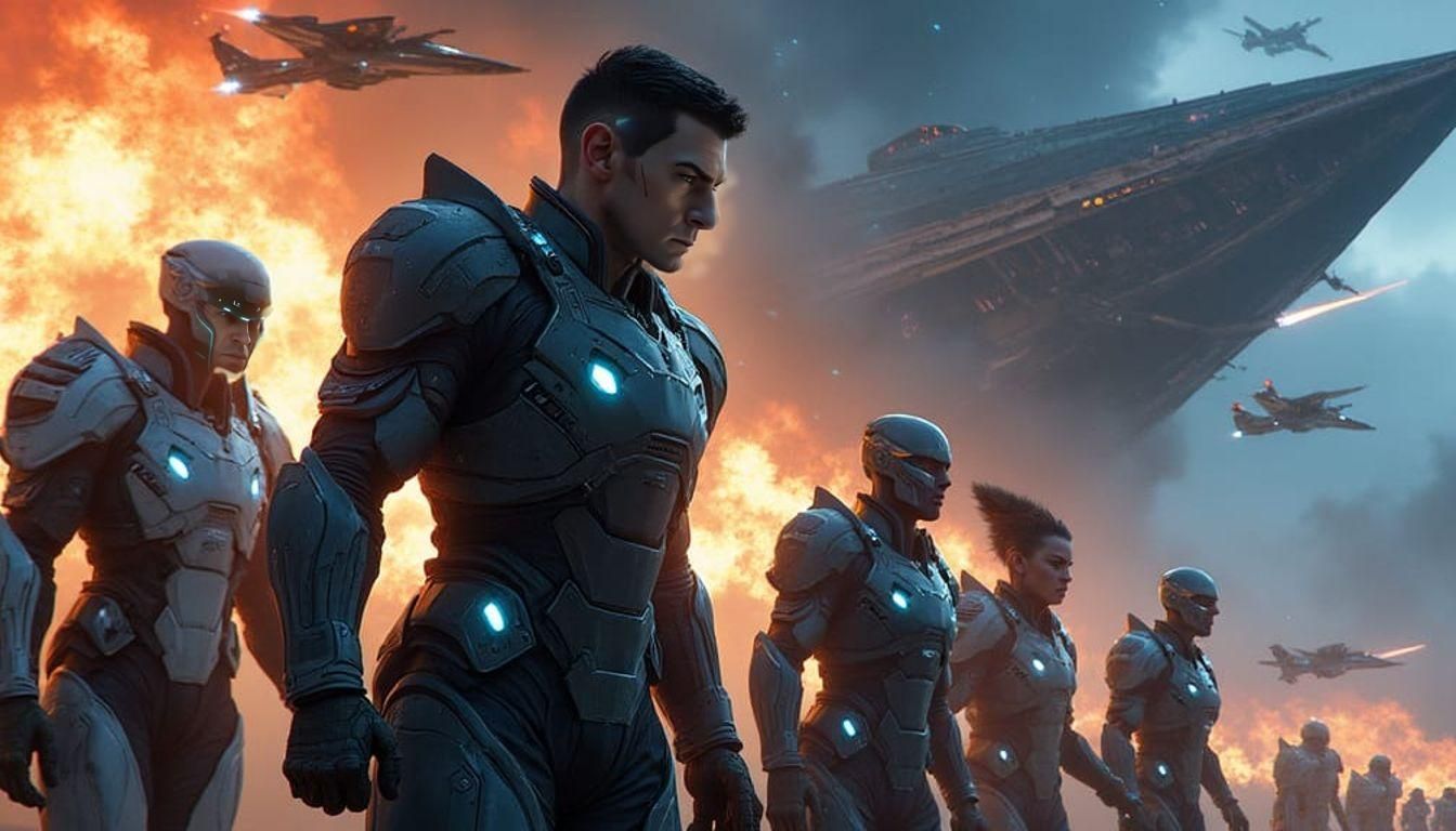 Epic Space Battle Between Earth and Galactic Council