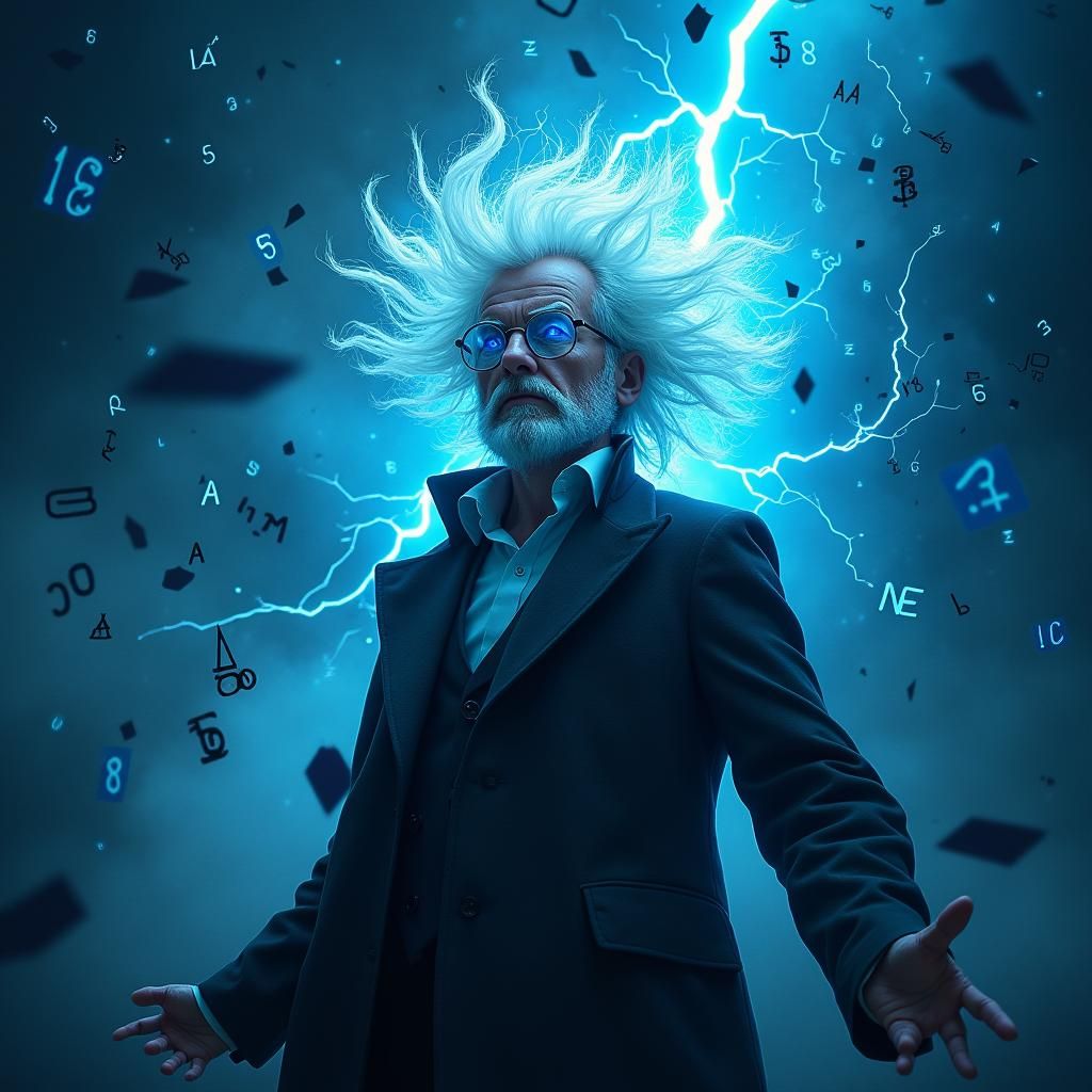 Eccentric Math Professor in a Storm of Discovery