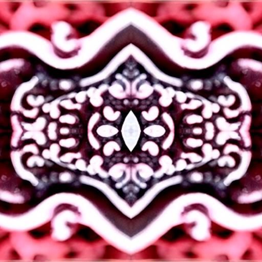Classic Paisley Pattern Rendered by AI