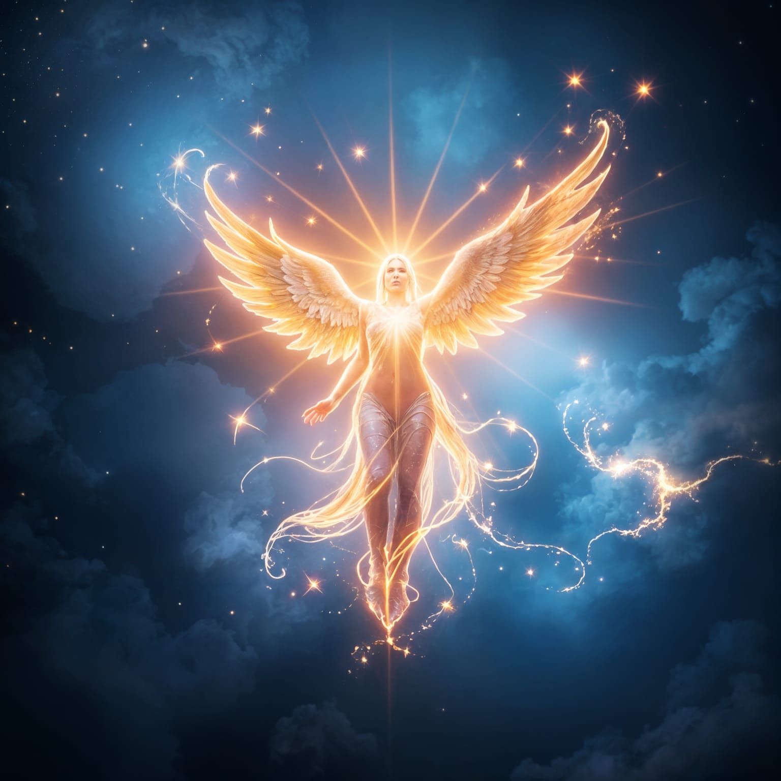 Mysterious Scene of Peace, Love, and Hope