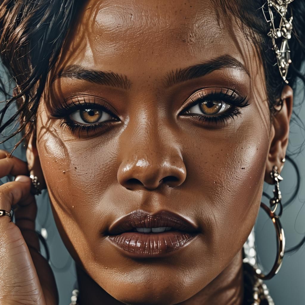 Striking Color Portrait of a Singer with Bokeh