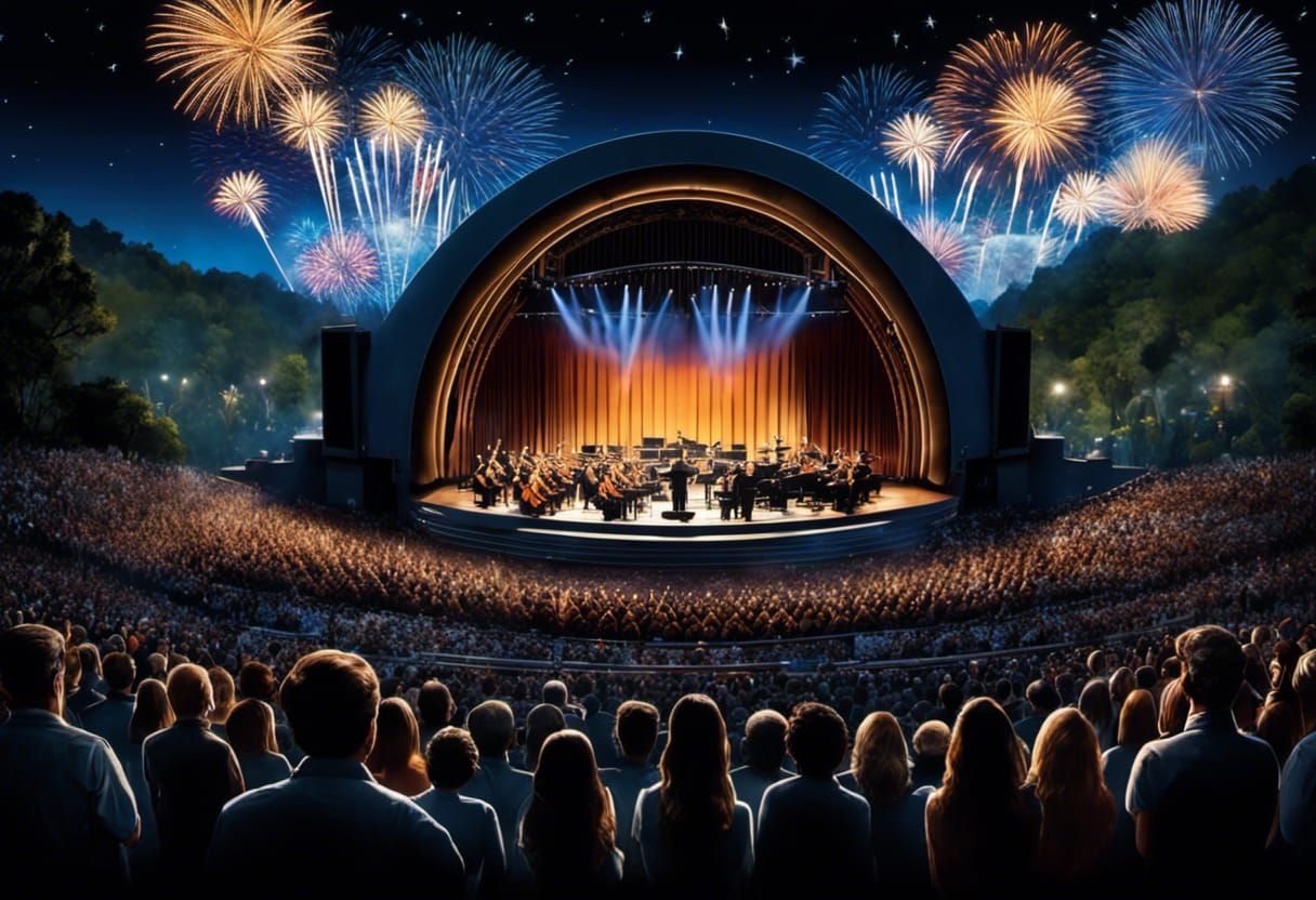 So many people feeling the music at the Hollywood Bowl