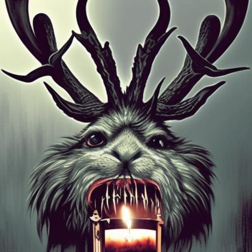 Evil Jackalope from hell