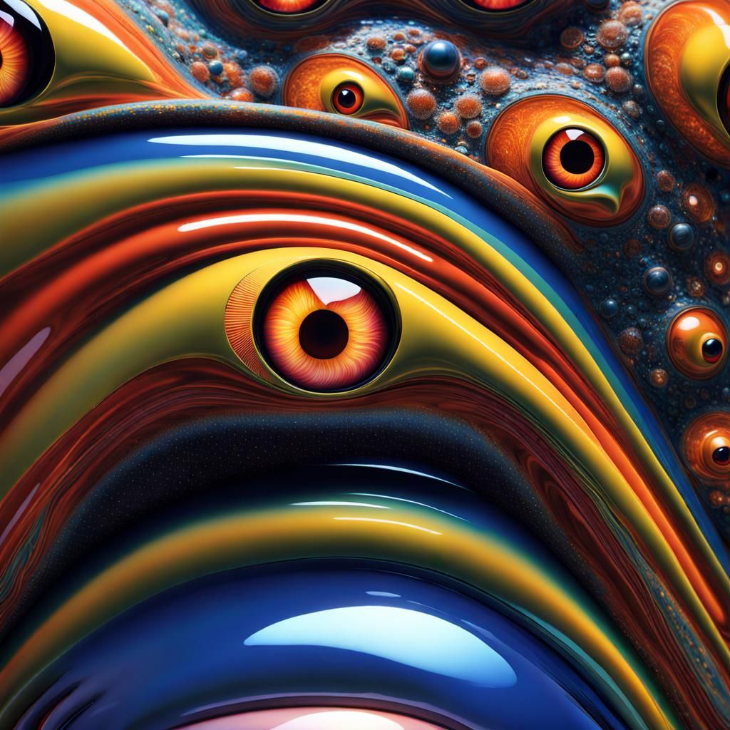 Eldritch Alien Pets in Dreamy Magical Realism