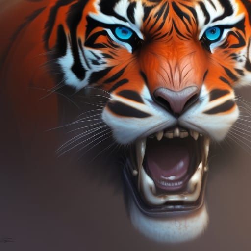 Tiger Angry