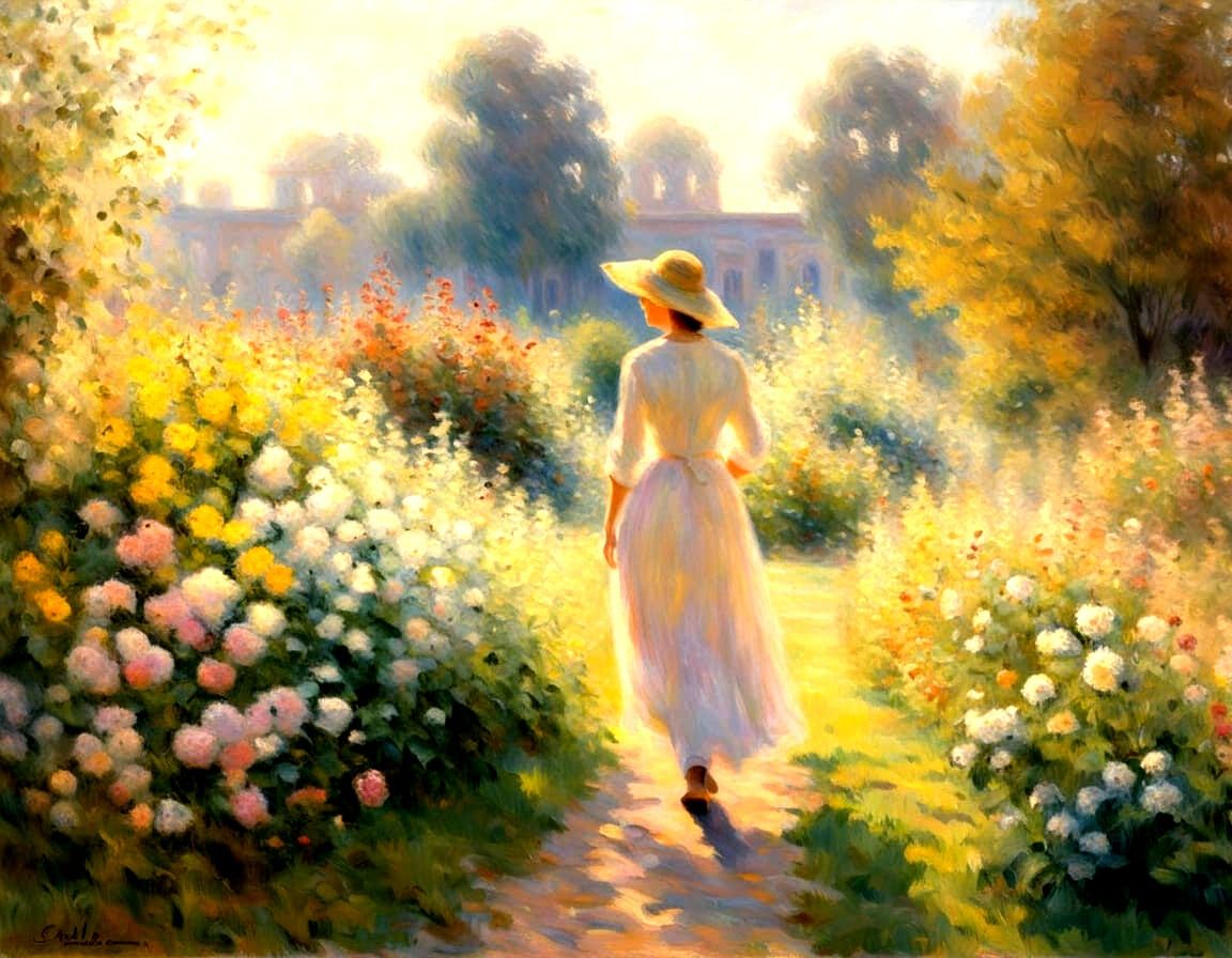 Dreamy Impressionist Landscape