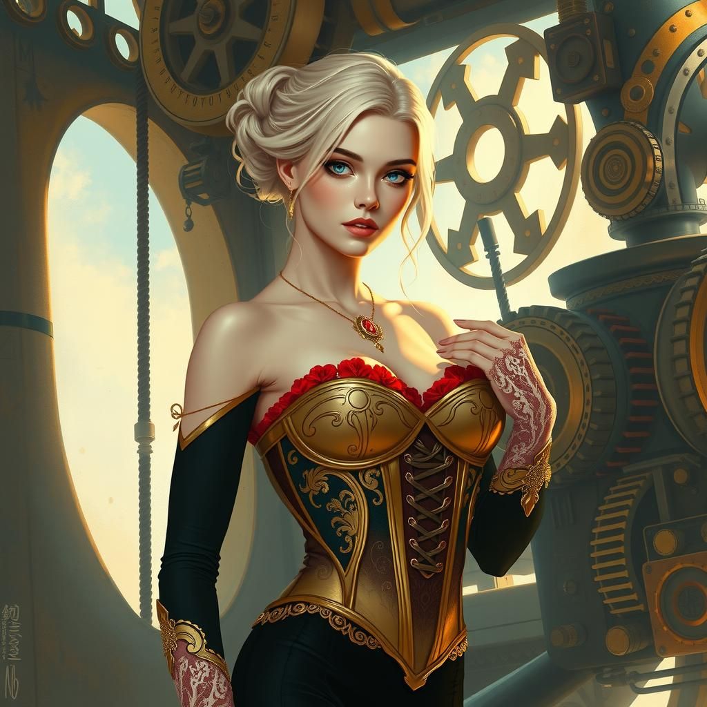 steampunk lady