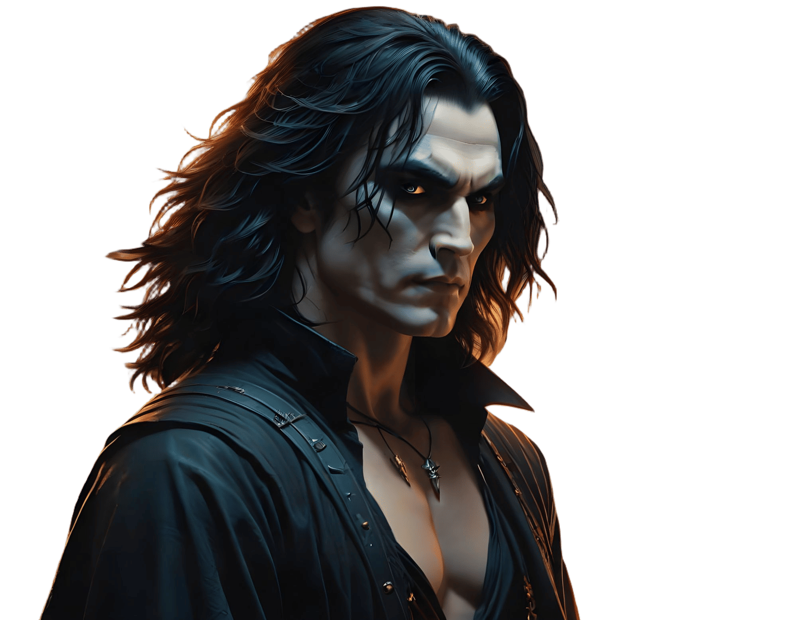 Whimsical Portrait with Strong Colors and Sensual Beauty