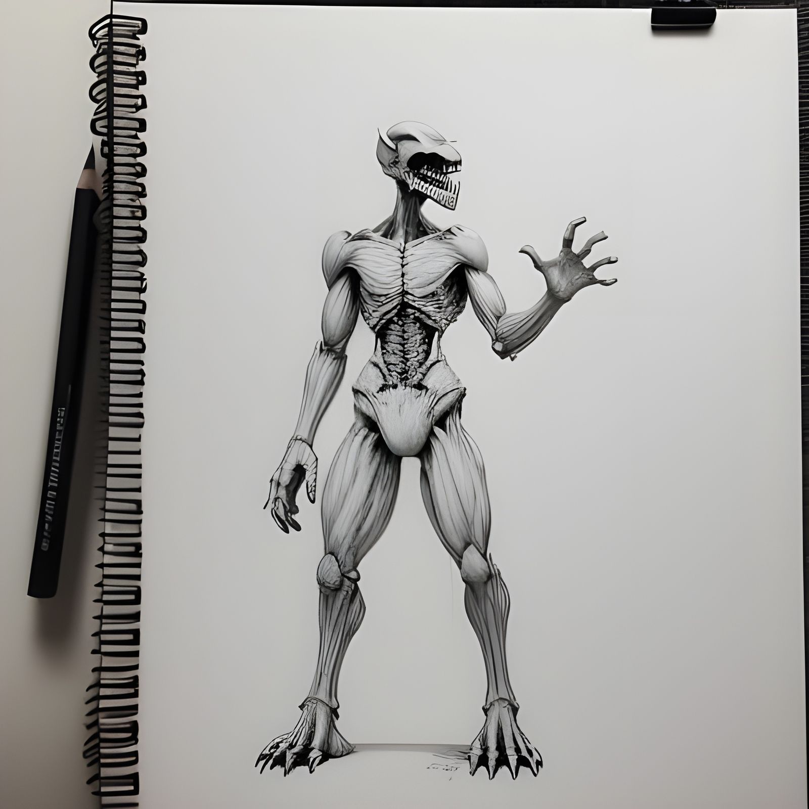 Distorted Figure in Disarray