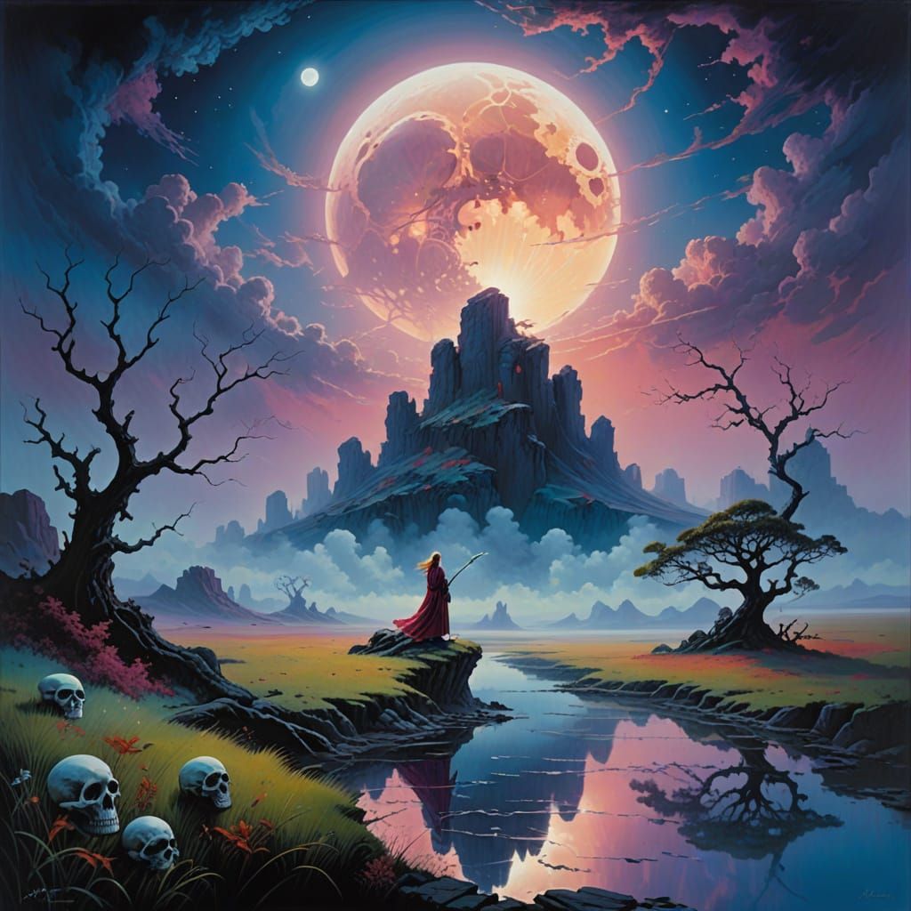 Surreal Dreamscapes in Vibrant Colors