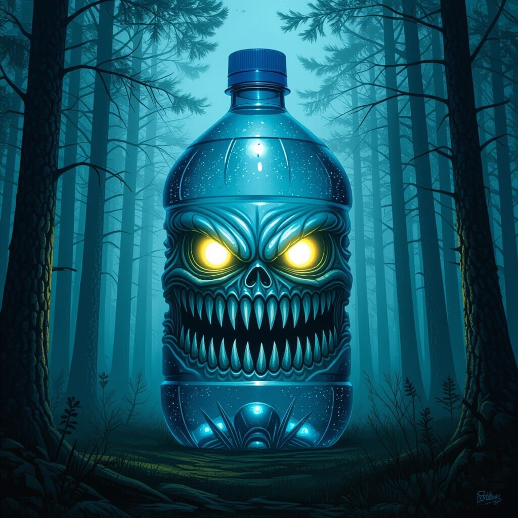Poland Spring Monster in Mystical Forest