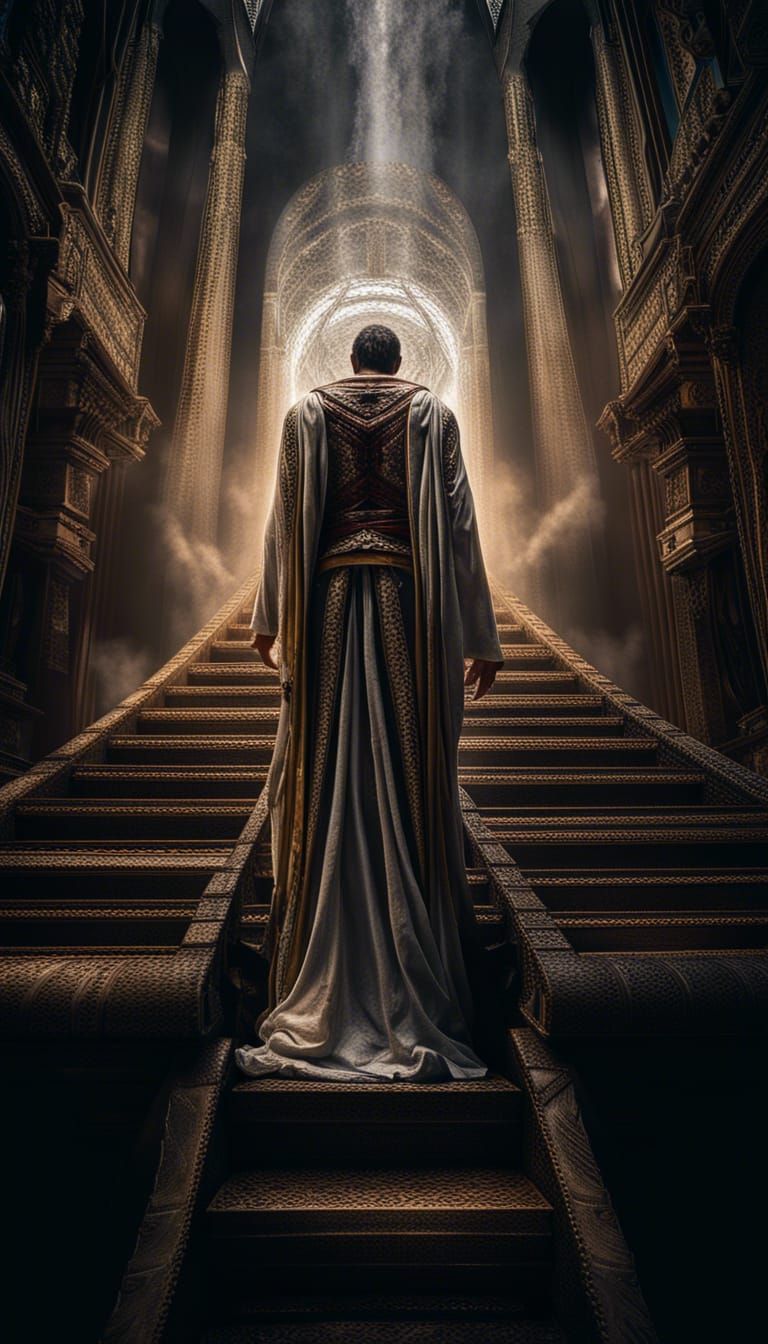 Breathtaking Ascension: A Hyperrealistic Afterlife Vision