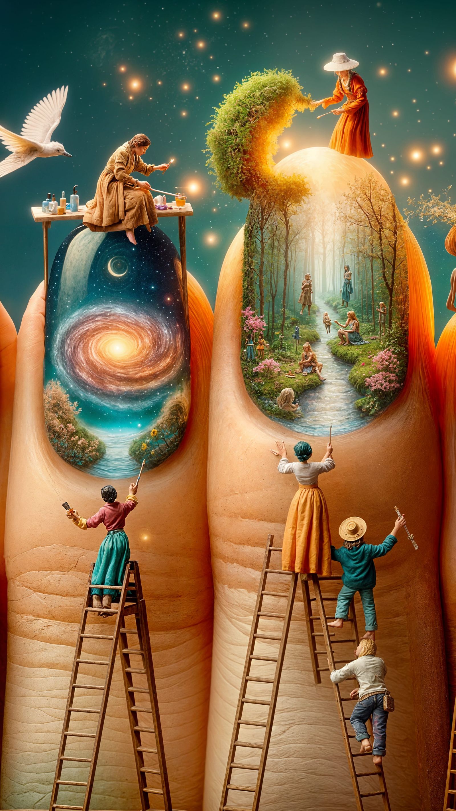 Magical Nail Artists Enter Whimsical Worlds