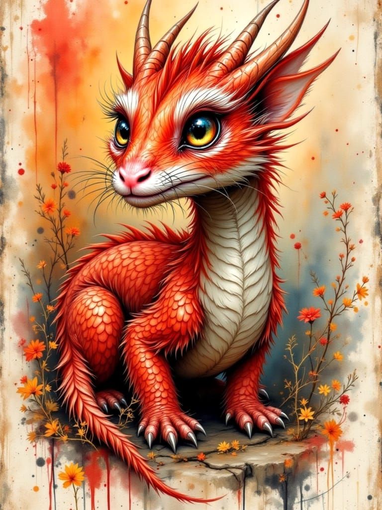 Dragon pawtrait