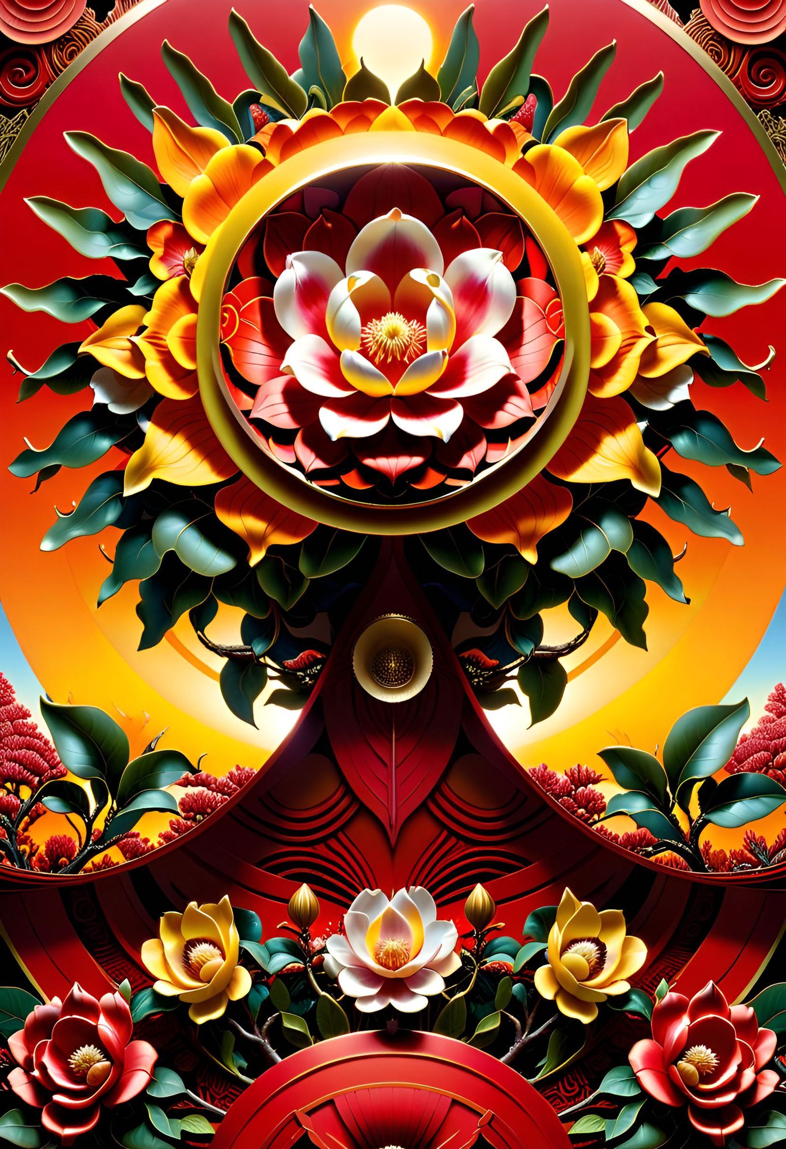 #525 - MAGNOLIA SUNRISE