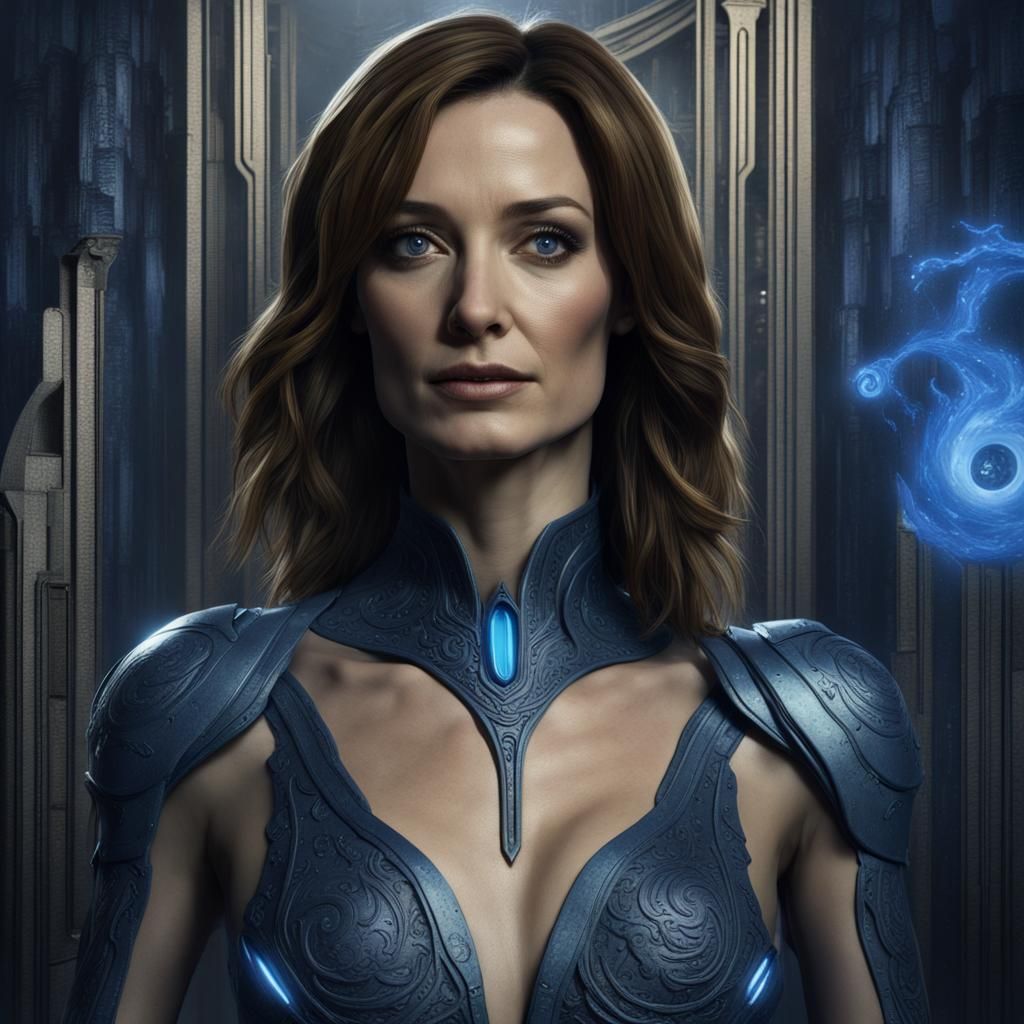 Beautiful young 30 years
Natascha McElhone as Cortana