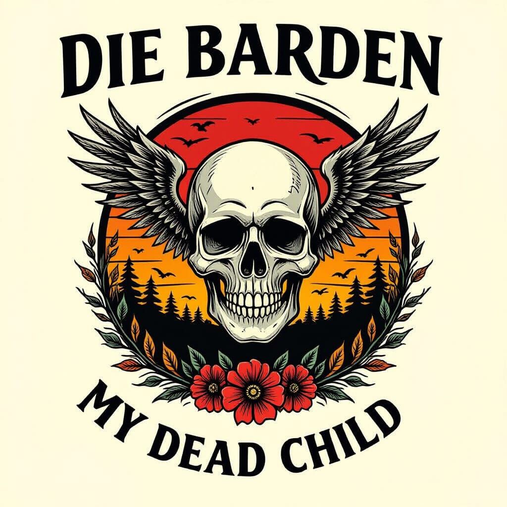 Die Barden My Dead Child Logo Design
