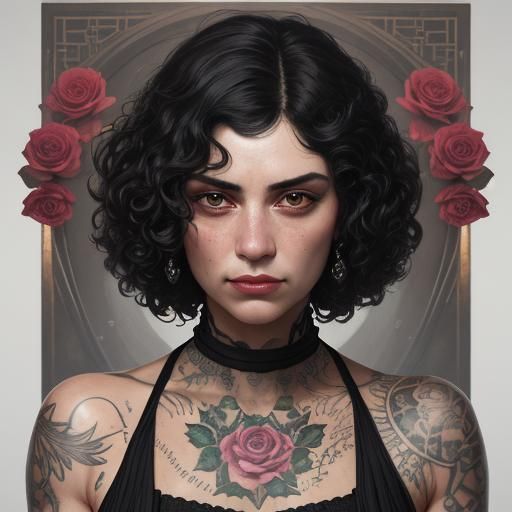 1920s Italian Crook Portrait in Digital Art Style