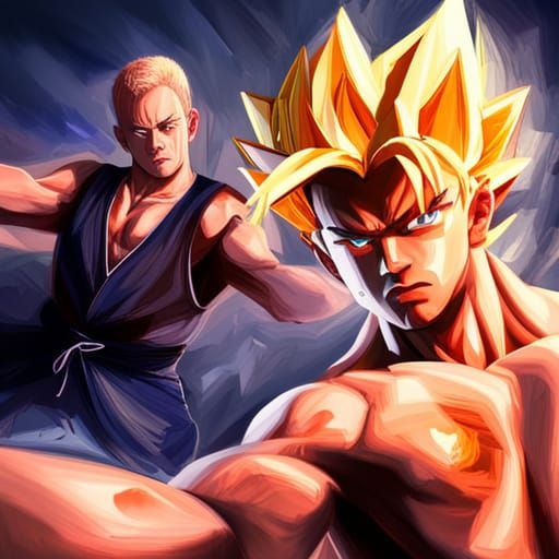 Hyperrealistic Son Goku vs. McGregor Tekken Fight