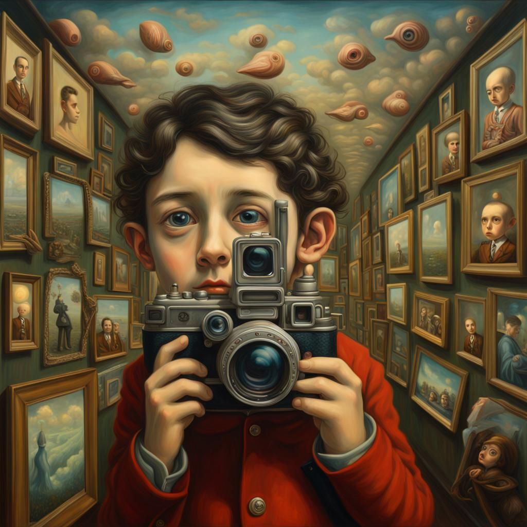 Surreal Galaxy Kindergarten: A Neo-Impressionistic Dream