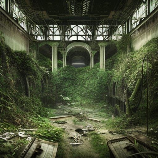 Overgrown Subway: An Abandoned World Reclaimed