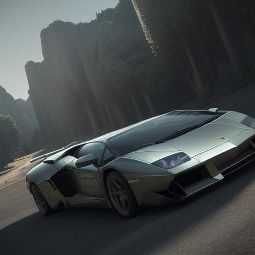 1999 Lamborghini: 3D Game Cinematic Render