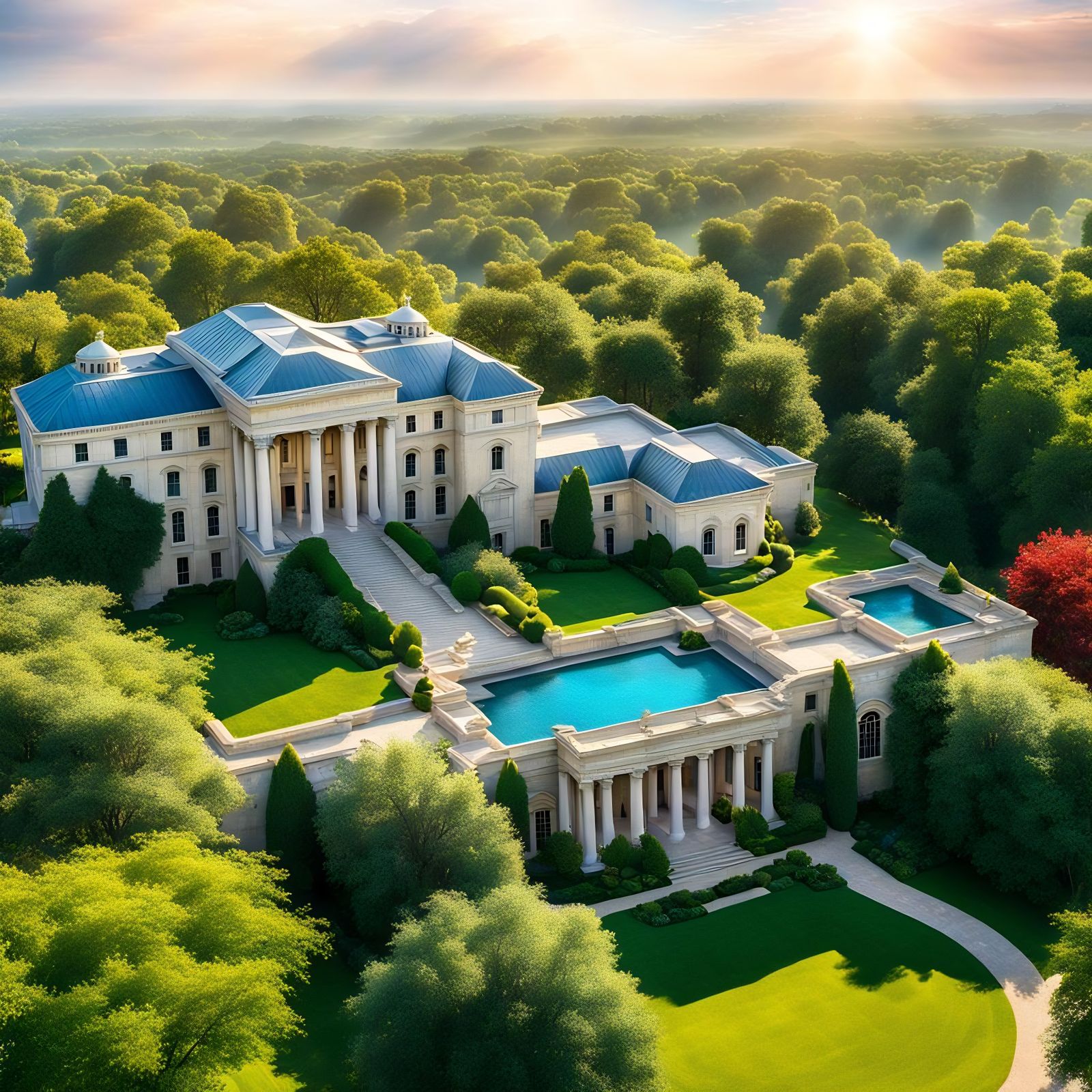 Heavenly Mansions: Jesus' Return in Divine Light