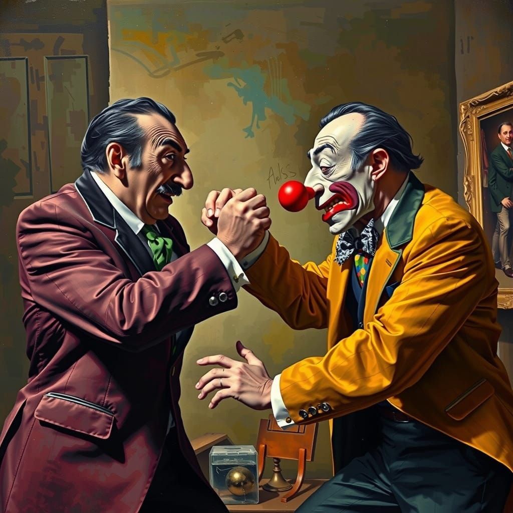 Surrealists Clash in a Masterpiece Studio