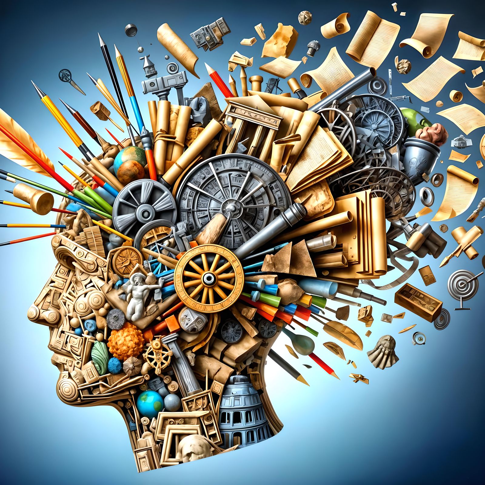 Surreal Explosion of Historical Knowledge