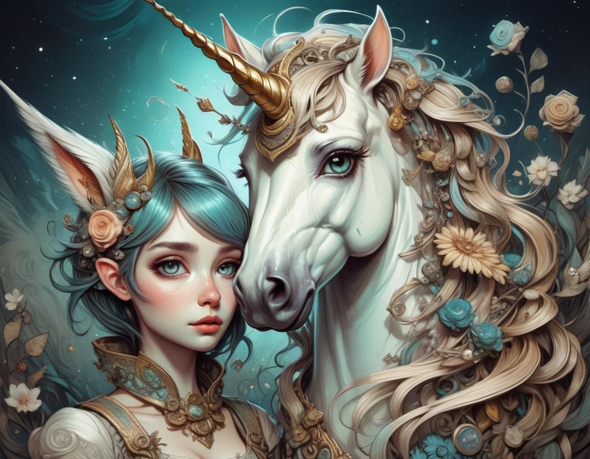 Pixie and unicorn