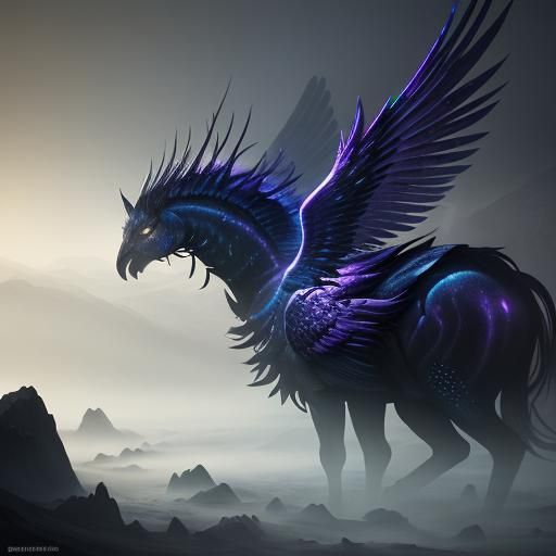 Ethereal Thestrul Portrait in Mystical Forest