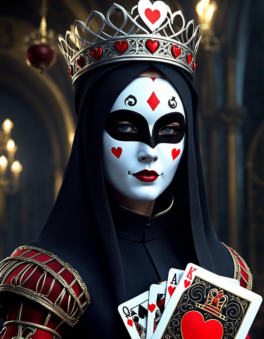 Queen of Hearts Card in Forgotten Kingdom
