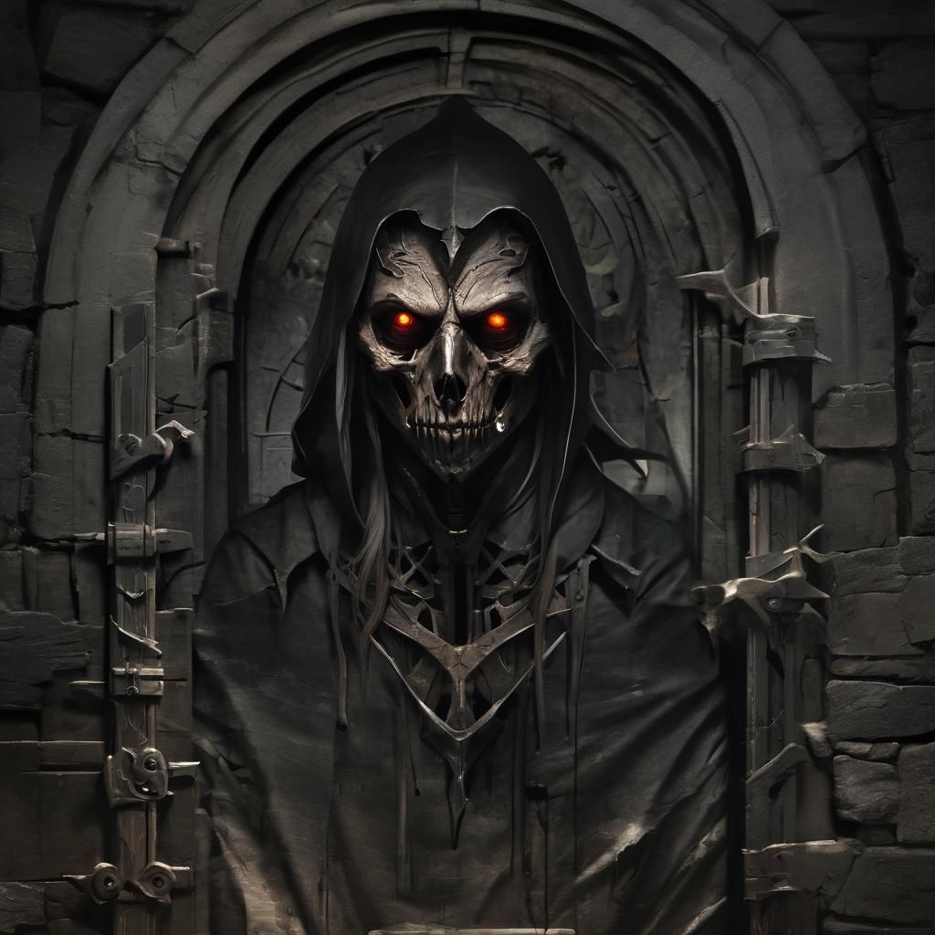 Grimdark Scene with Detailed Textures