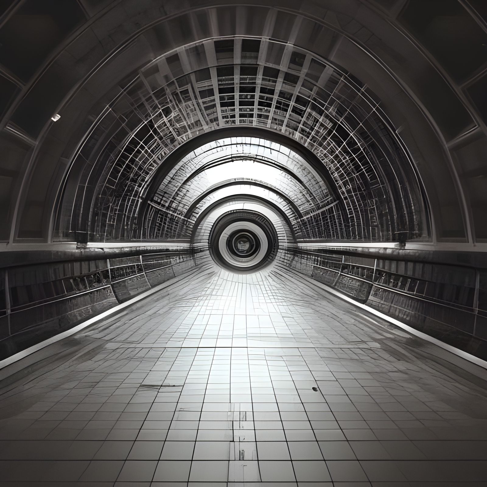 Liminal Subway Space: Digital Matte Painting